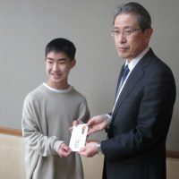 福祉委員会「東日本大震災復興支援　義援金」贈呈式