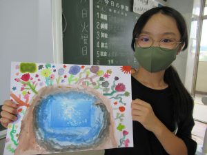 ５年図工 まだ見ぬ世界 美濃加茂市立加茂野小学校