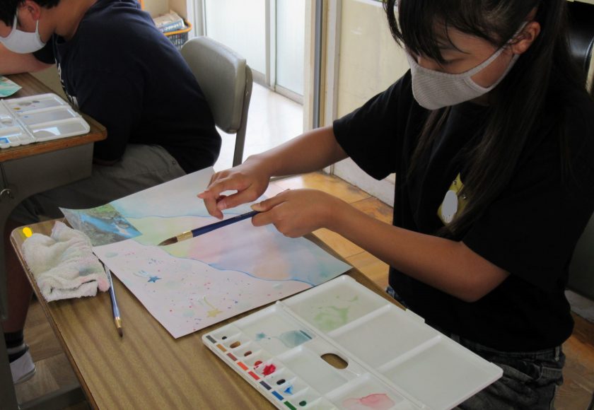 ５年図工 まだ見ぬ世界 美濃加茂市立加茂野小学校