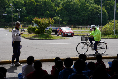 自転車安全教室　１年生