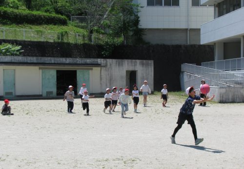 里山研修後、初めてのなかよし遊び