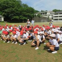 「山之上読み聞かせ」と「命を守る訓練」