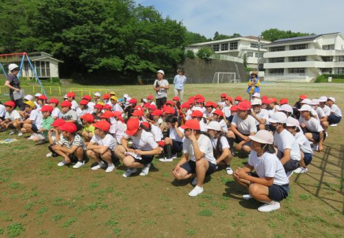 「山之上読み聞かせ」と「命を守る訓練」