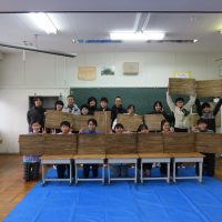 6年間お世話になった学習机を！　～6年・アベマキ学習机プロジェクト～