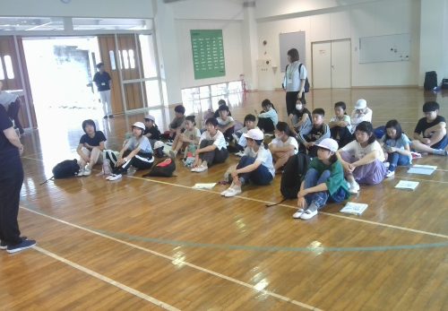 「同心協力」1日目　～５年・宿泊研修～
