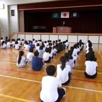 1年の半分が終わったよ。　～前期終業式～