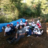 森には、あんまり色がないと思っていたけど・・・　～3年・森の研修～