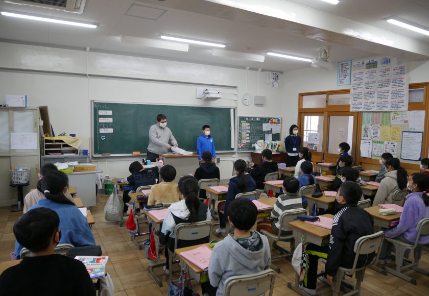 ５年２組 １年間の財産 チャイム前あいさつ 美濃加茂市立山手小学校